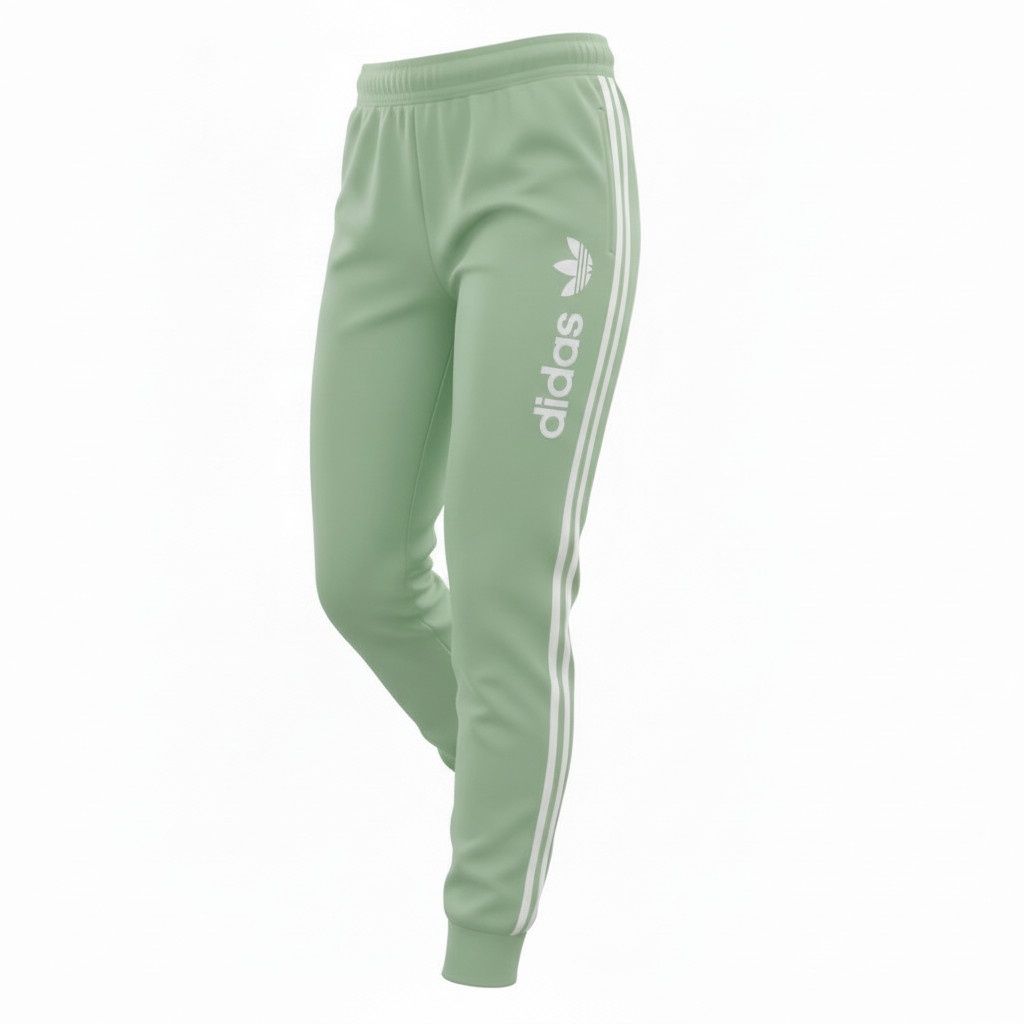 Jogging Sauge- Adidas blanc- Small