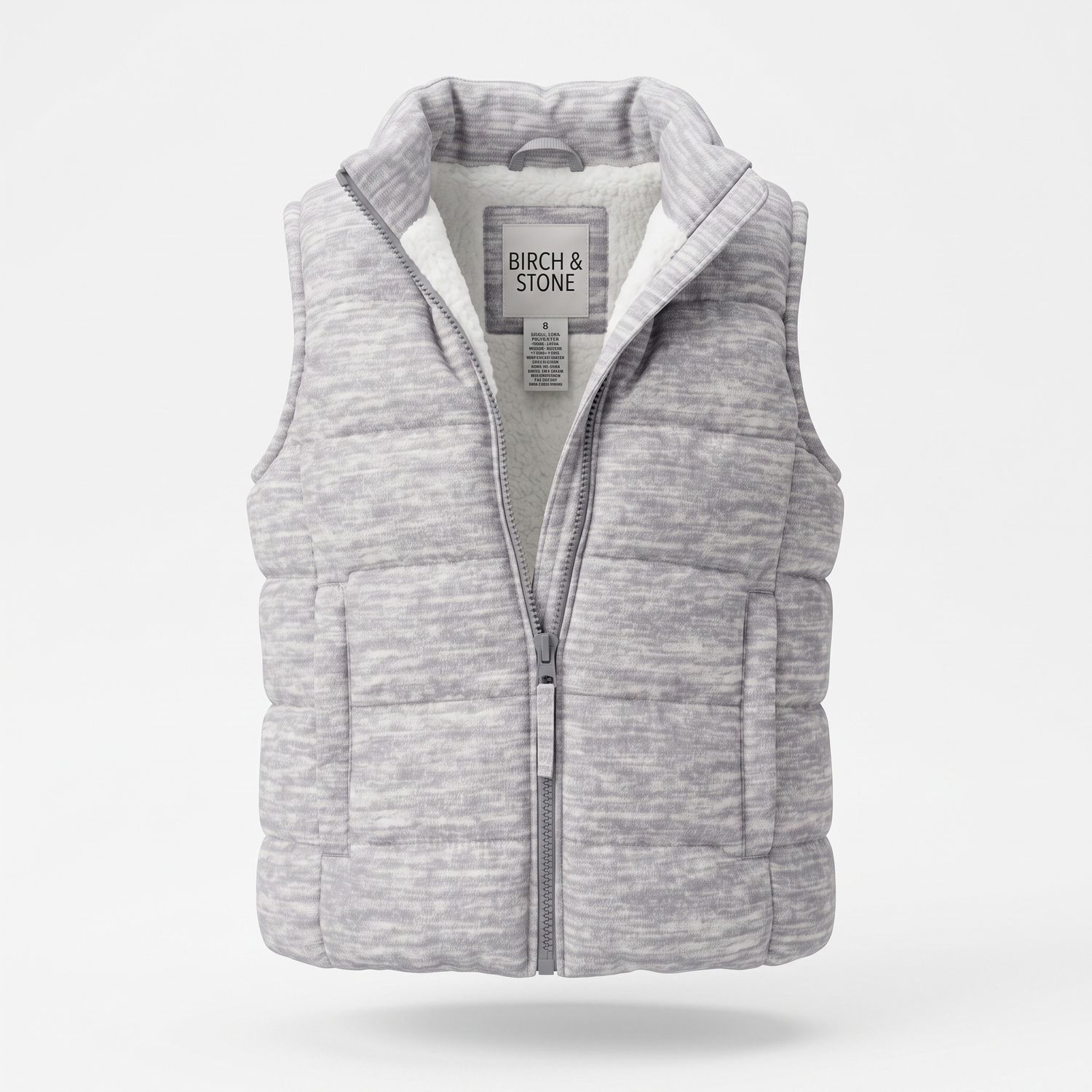Veste sans manche grise