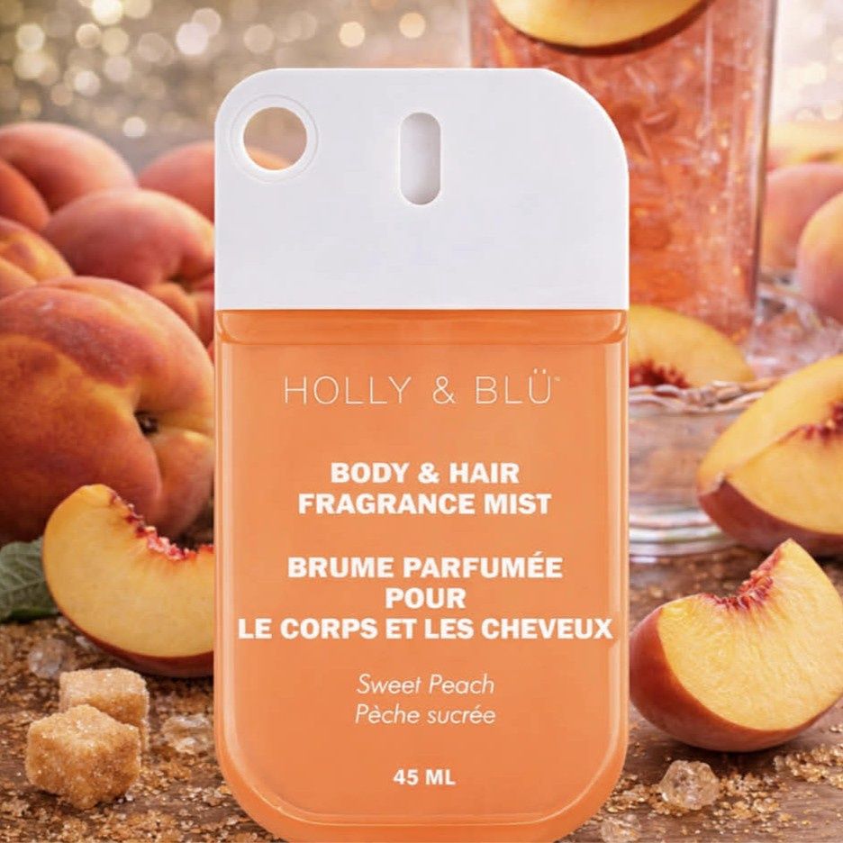 Brume parfumée pour le corps et les cheveux- Pêche sucrée