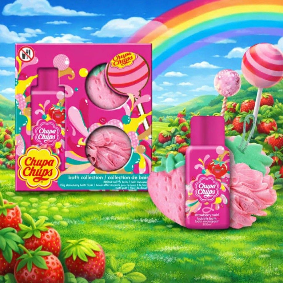 Collection de bain- Bain mousse, Boule effervescente, Fleur de douche