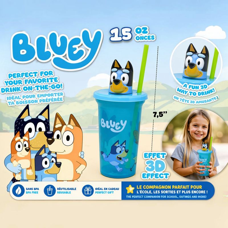 Verre Bluey 15oz