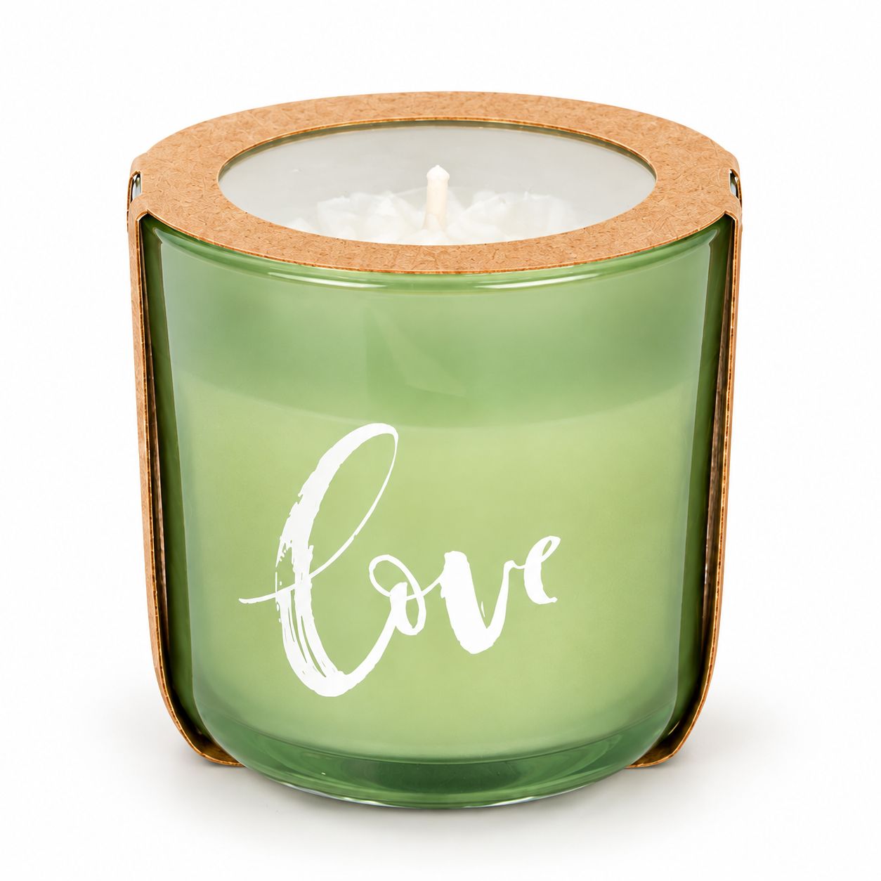 Bougie eau de rose- Vert