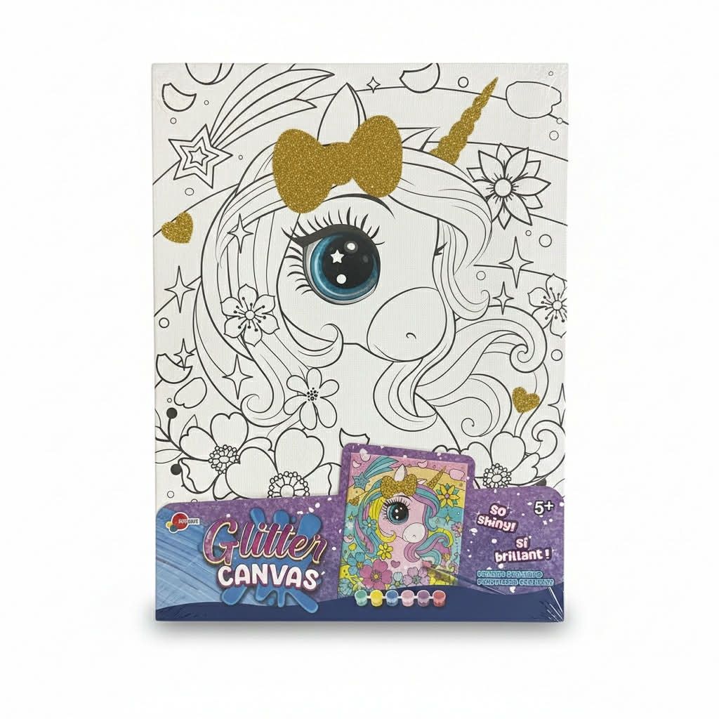 Ensemble canvas à peinture- Licorne