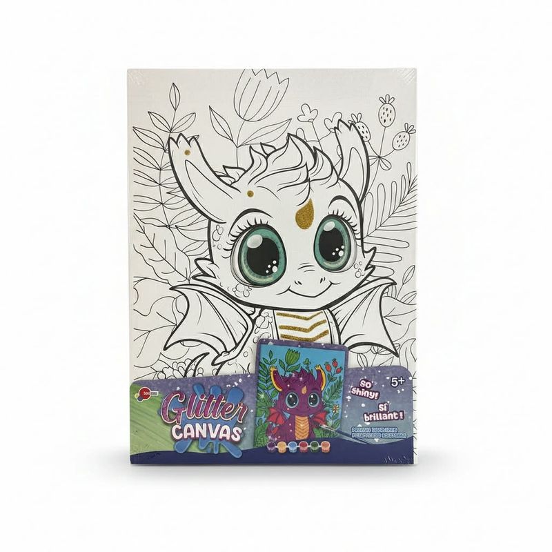 Ensemble canvas à peinture- Dragon