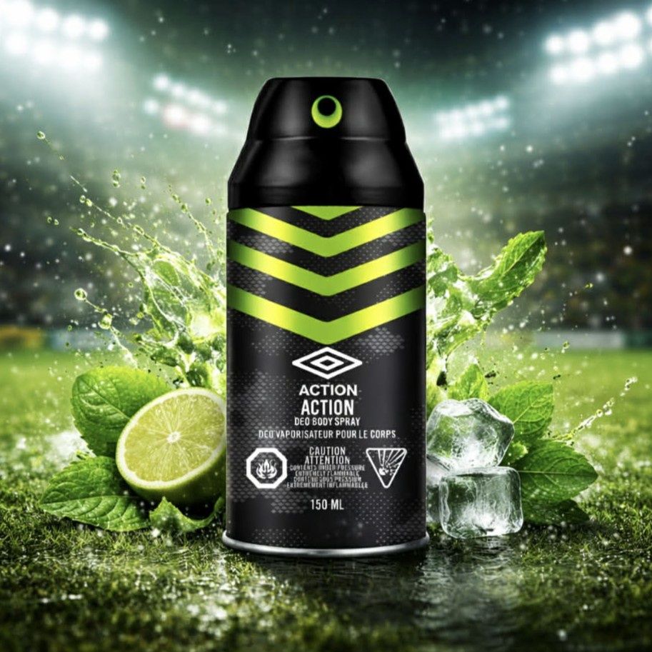 Vaporisateur pour le corps- Action