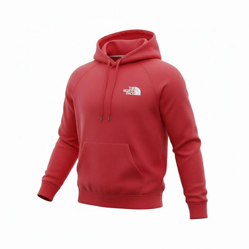 Hoodie The North Face Logo Brodé- Rouge- Medium
