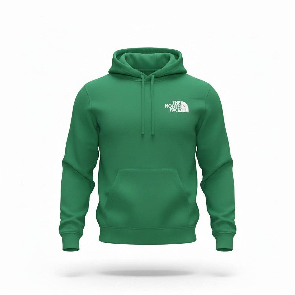 Hoodie The North Face Logo Brodé- Vert- Medium