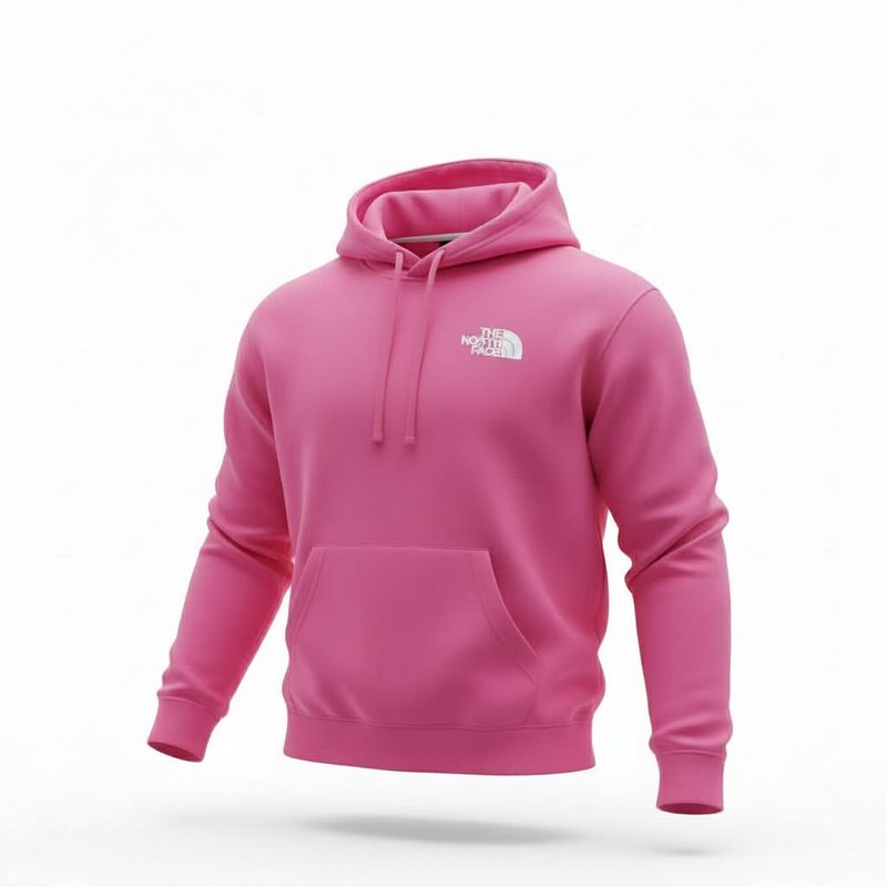 Hoodie The North Face Logo Brodé- Rose Foncé- Small