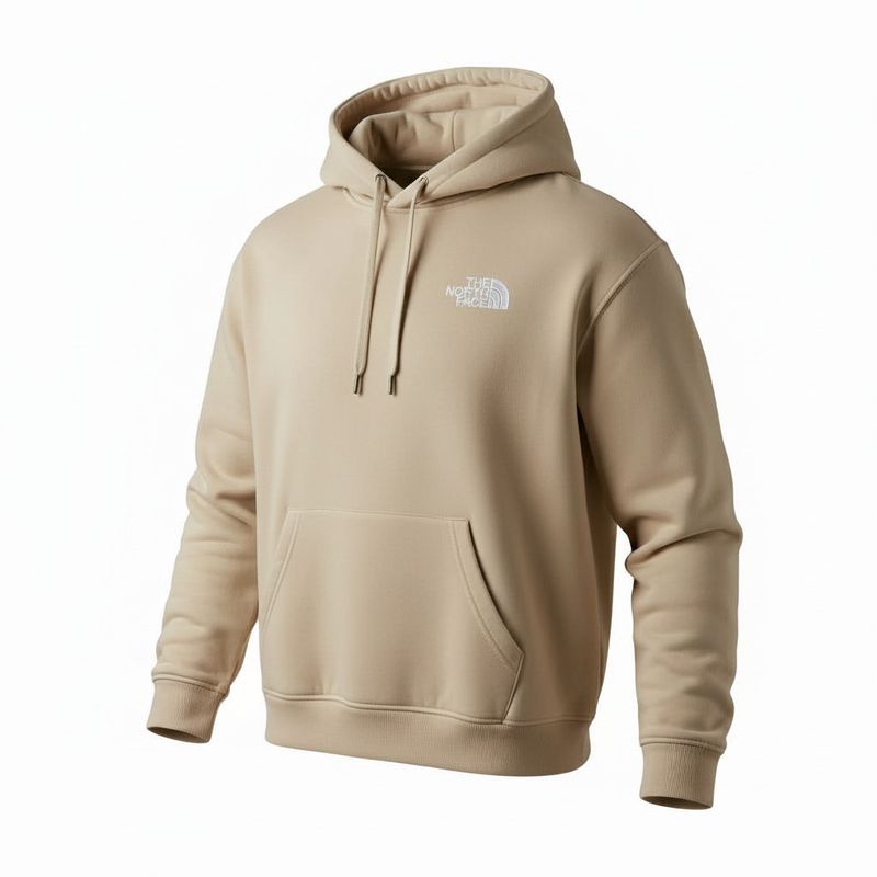 Hoodie The North Face Logo Brodé- Beige-2X-Large