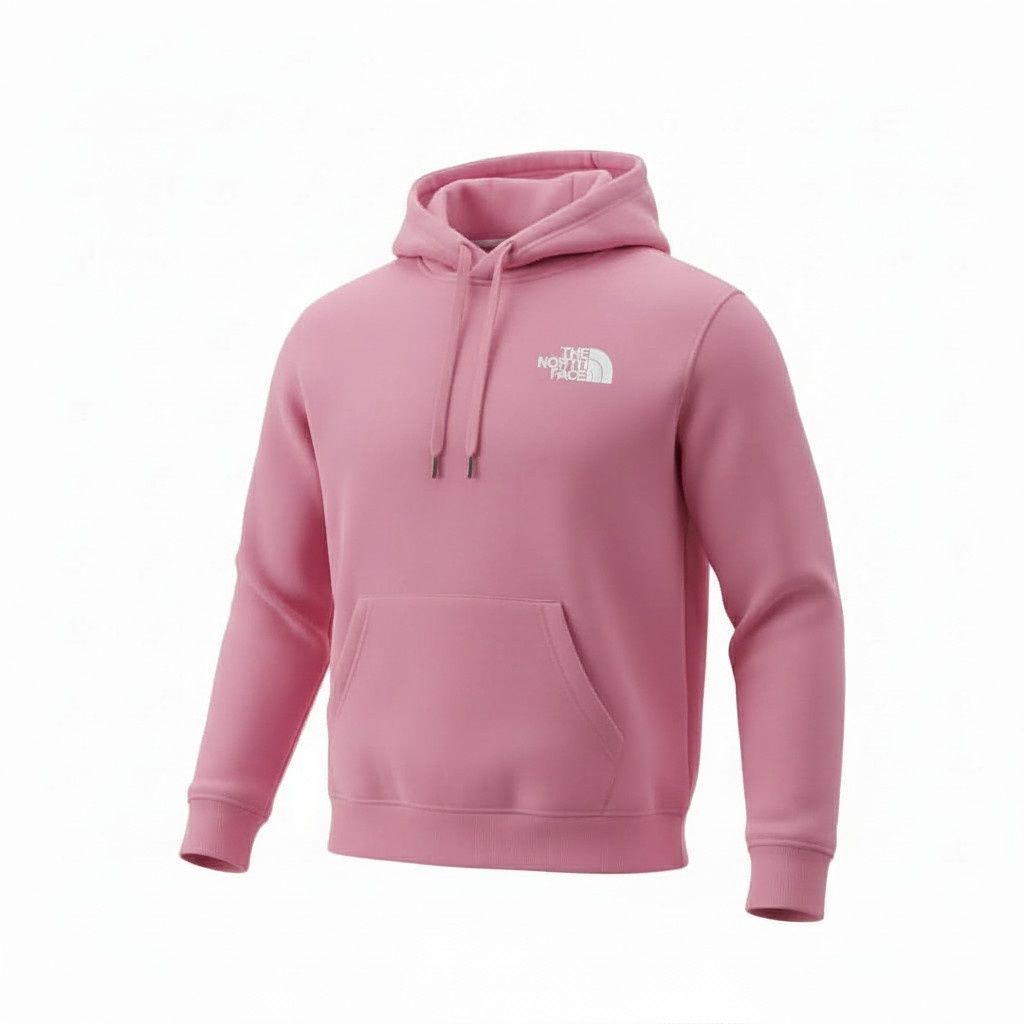 Hoodie The North Face Logo Brodé- Rose Pale- Small