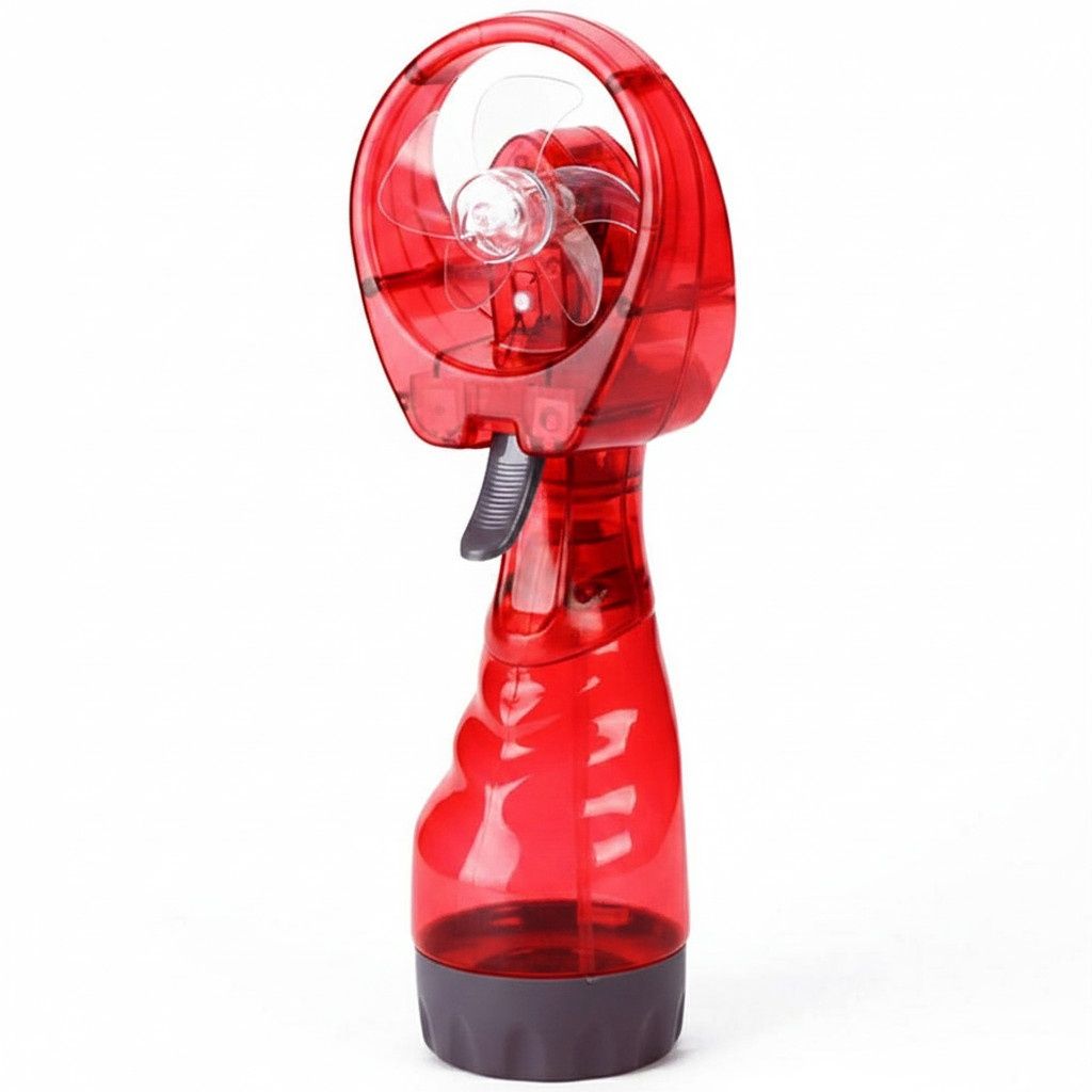 Ventilateur avec bruine rafraîchissante- Rouge