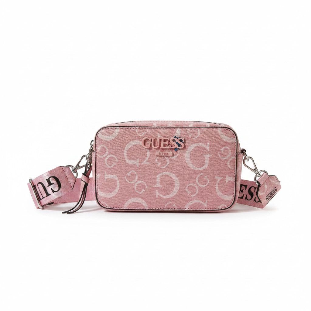 Sac bandouillière Guess- Rose