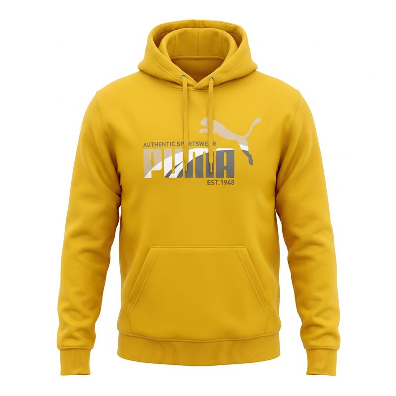 Hoodies Puma Jaune- Medium
