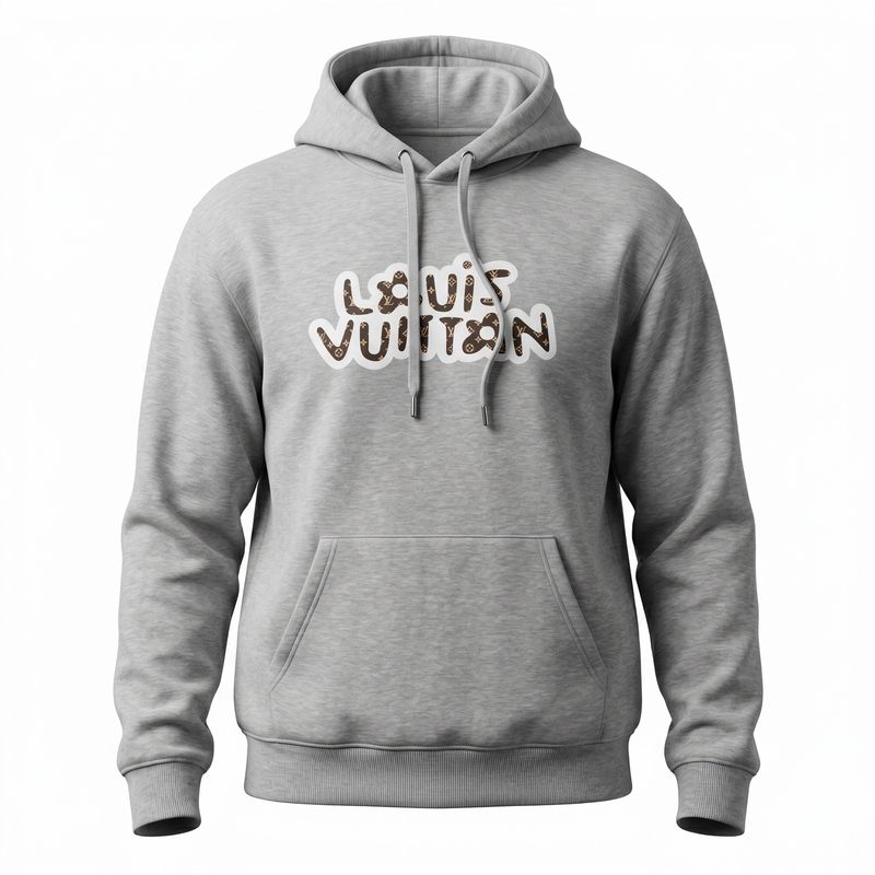 Hoodies Louis Vuitton Gris- XL