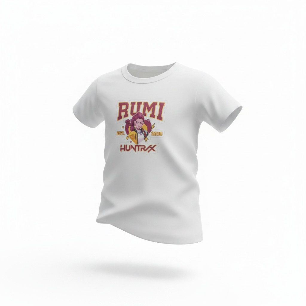 T-Shirt K-Pop- Model 15- Blanc