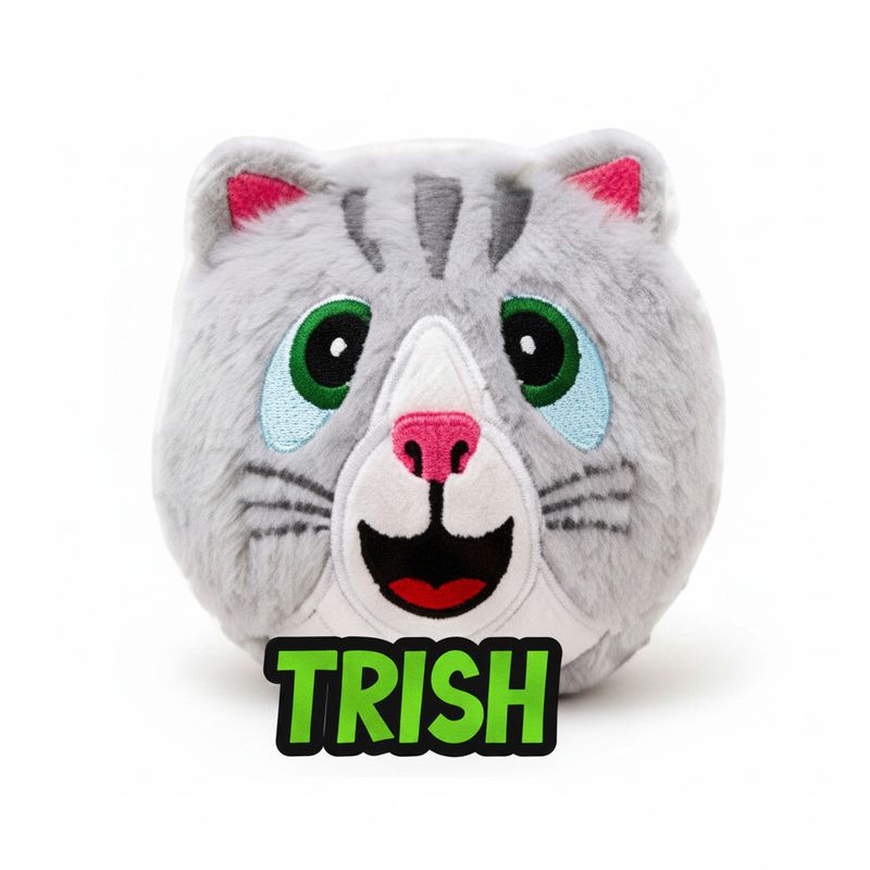 Balle en peluche rebonsissante- Trish
