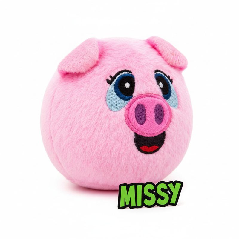 Balle en peluche rebonsissante- Missy