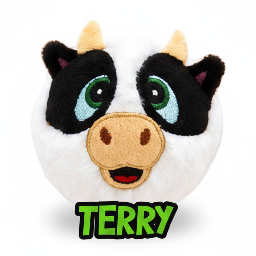 Balle en peluche rebonsissante- Terry