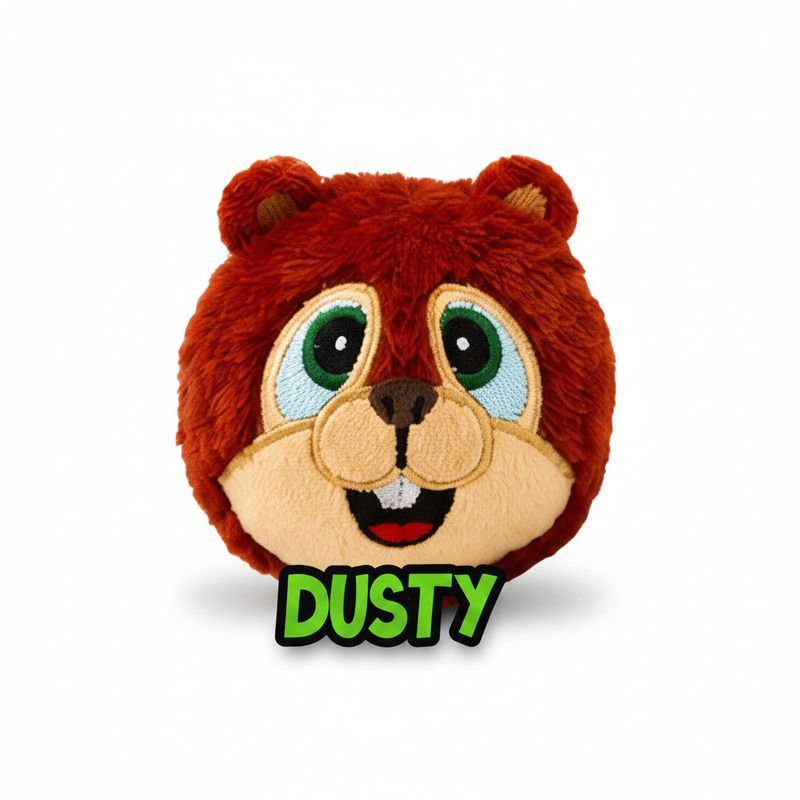 Balle en peluche rebonsissante- Dusty