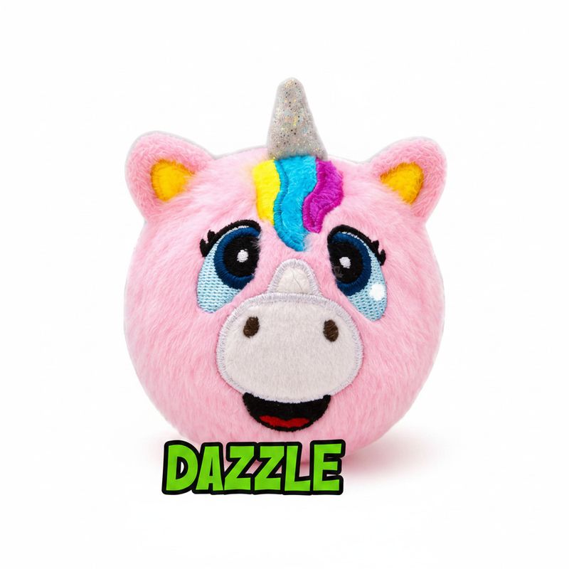 Balle en peluche rebonsissante- Dazzle