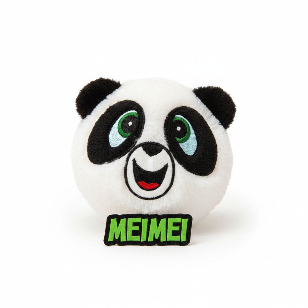 Balle en peluche rebonsissante- Meimei