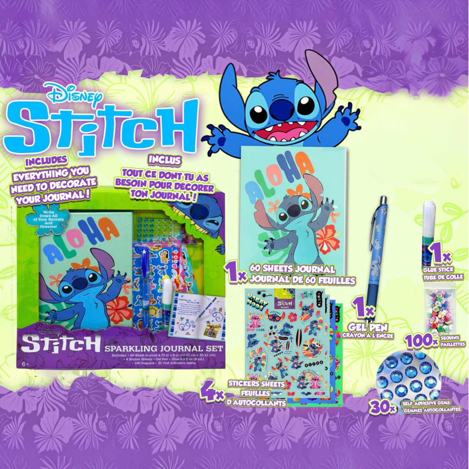 Ensemble de journal Stitch