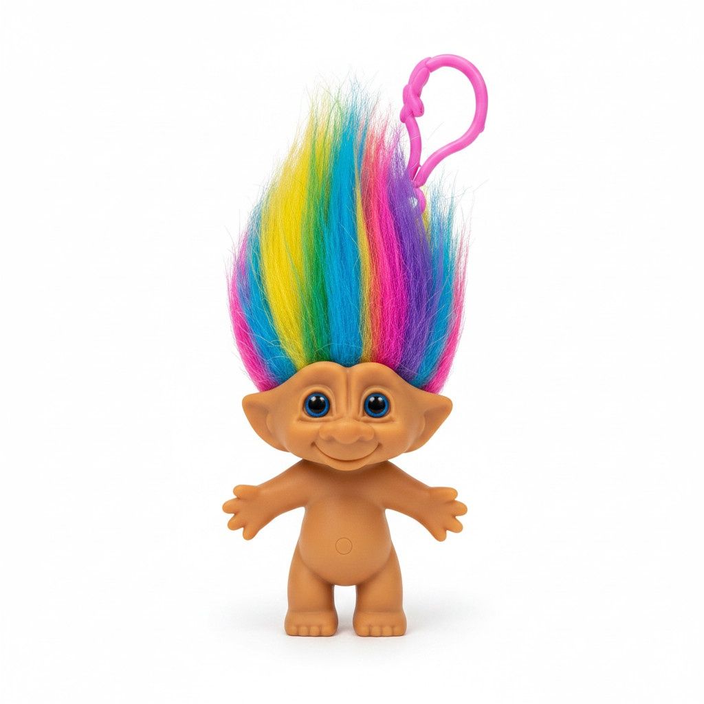 Troll avec clip 5cm- Mixte