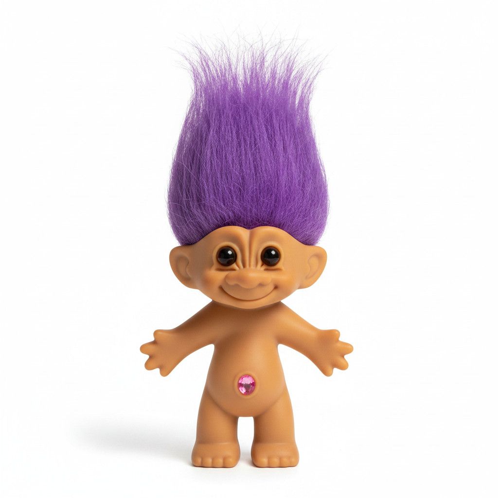 Troll 10cm- Mauve