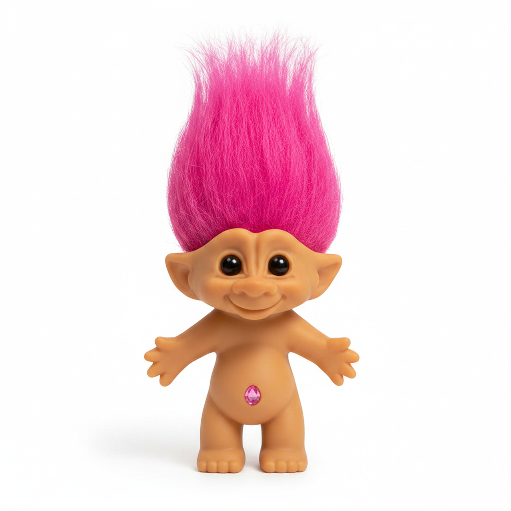 Troll 10cm- Rose