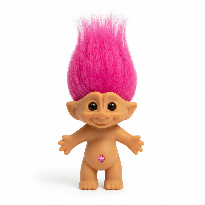 Troll 10cm- Rose