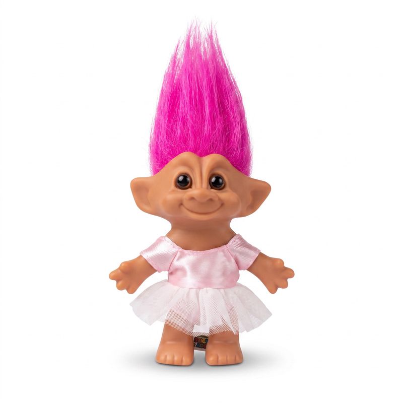 Troll 10cm avec habit- Rose