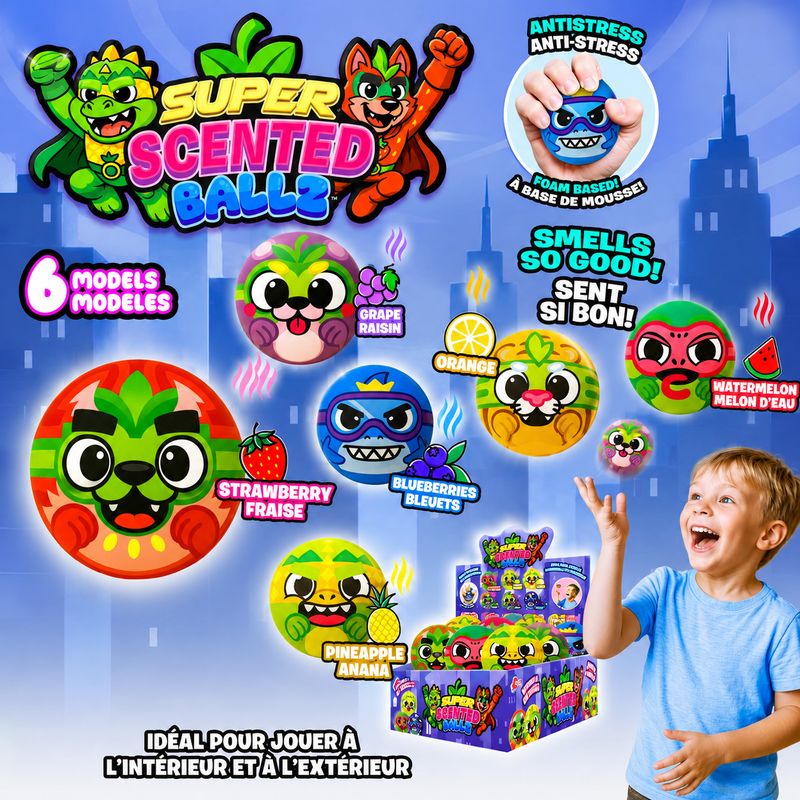 Balle qui scent- Bleuets