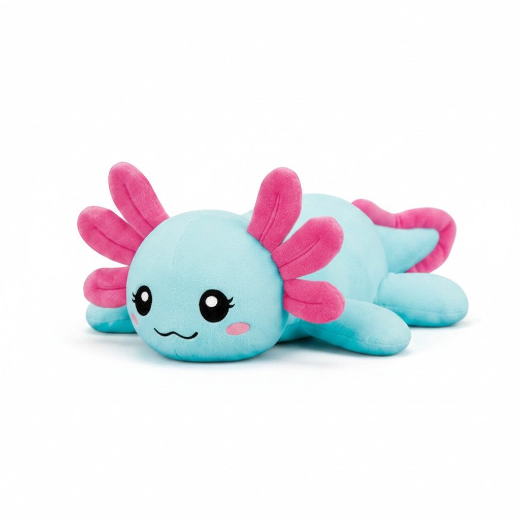 Peluche lestée apaisante- Axolotl