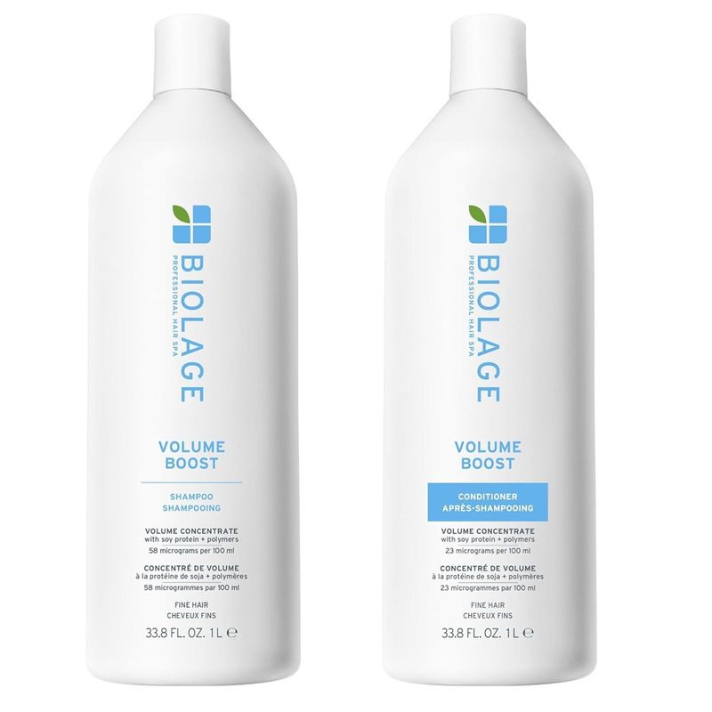 Biolage Volume Boost – Duo Shampooing et Après-shampooing 1 L pour cheveux fins