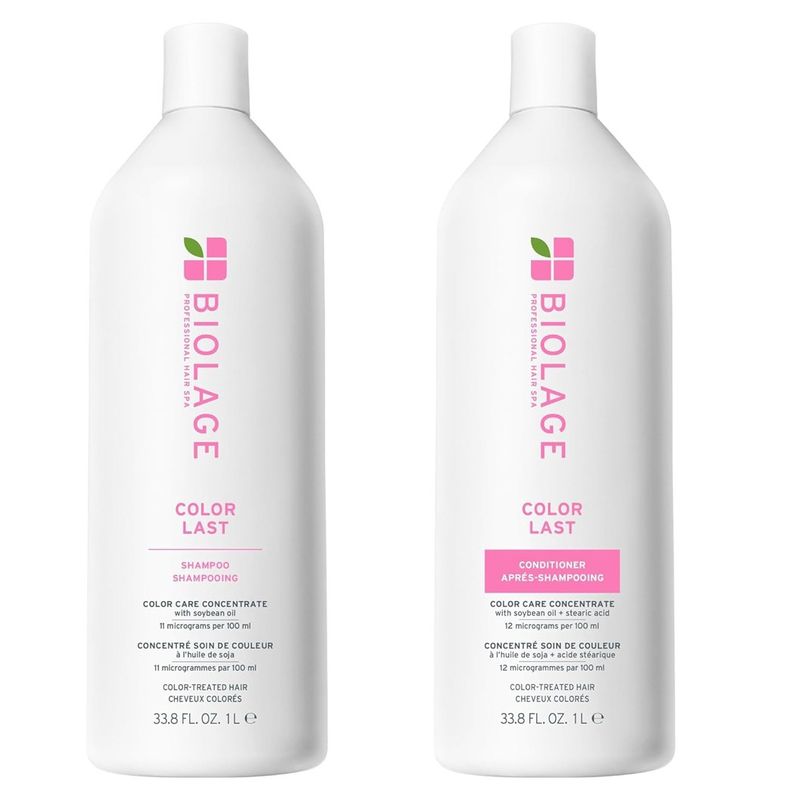 Biolage Color Last – Duo Shampooing et Après-shampooing 1 L pour cheveux colorés