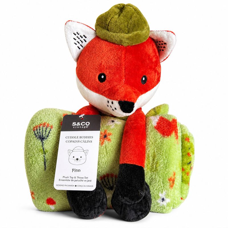 Ensemble peluche et jette- Finn