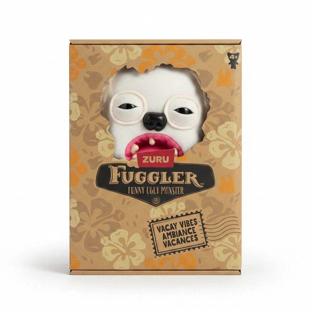 Peluche Fuggler Funny Ugly Monster- Blanc