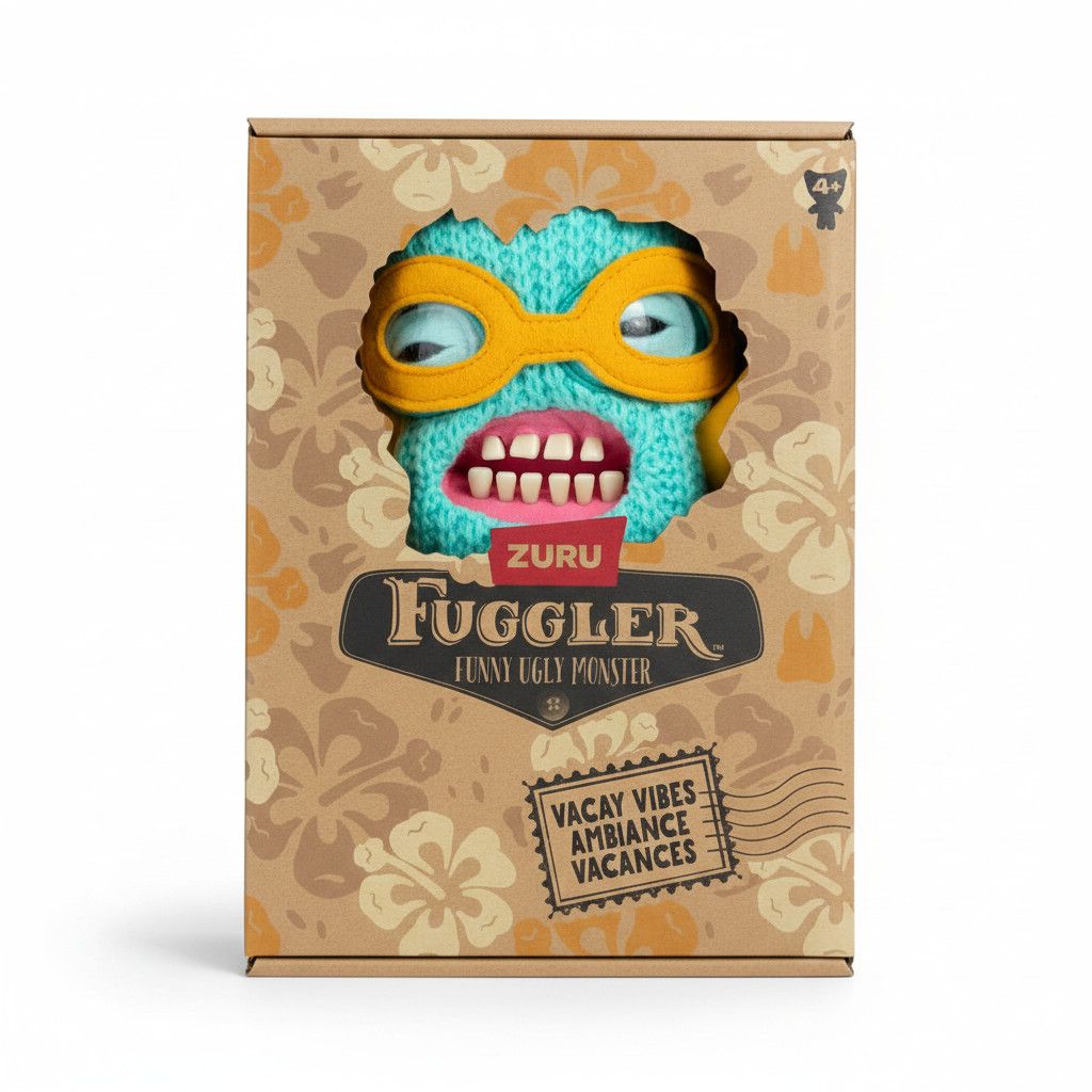 Peluche Fuggler Funny Ugly Monster- Vert