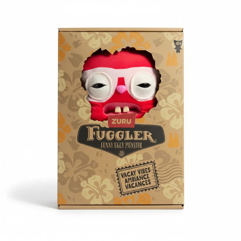 Peluche Fuggler Funny Ugly Monster- Corail