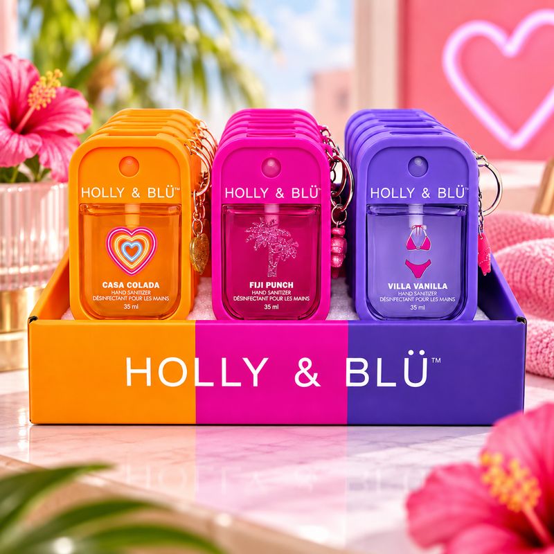 Désinfectant pour les mains avec porte-clés – Casa Colada – 35 ml