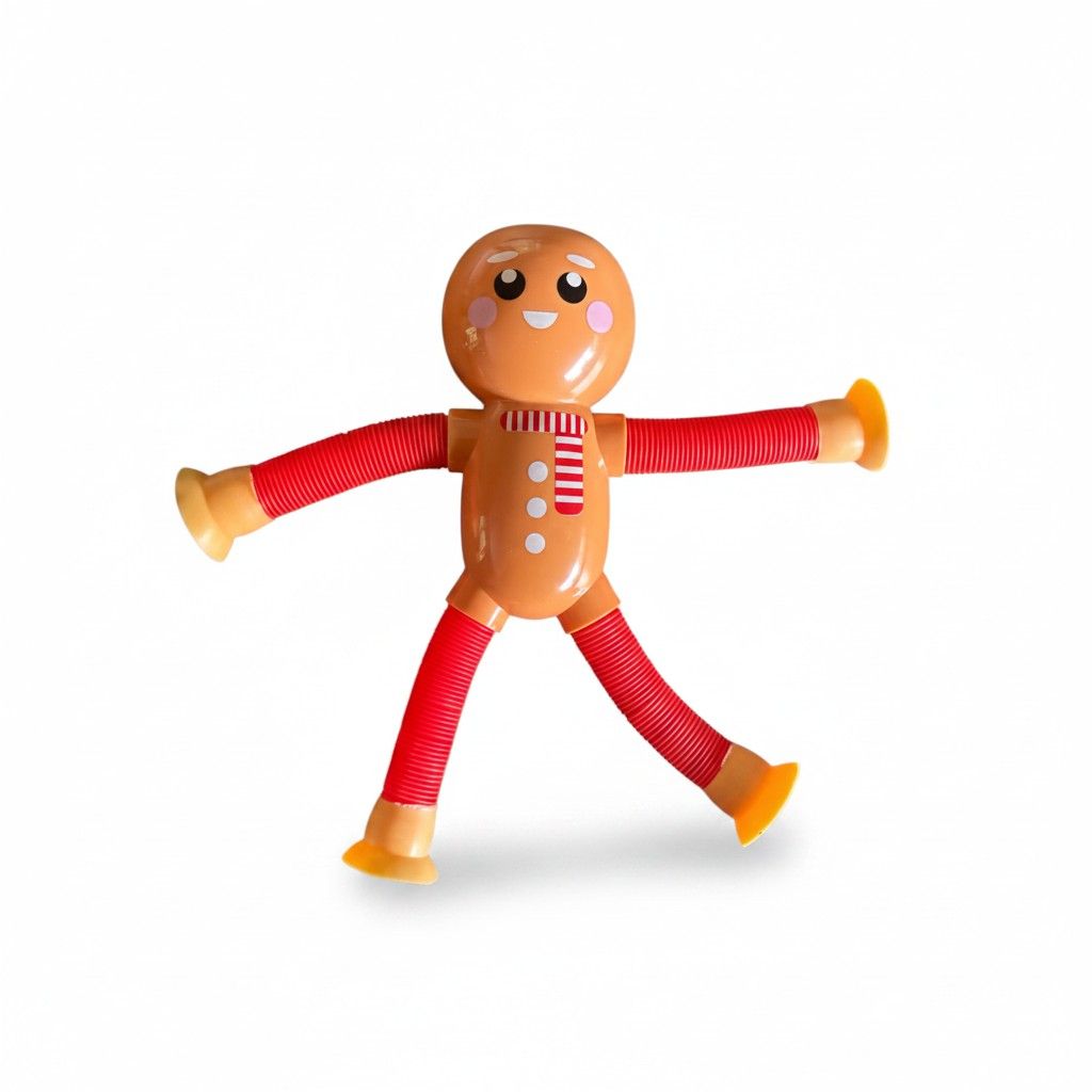 Jouet extensible de Noël – Bonhomme en pain d’épices