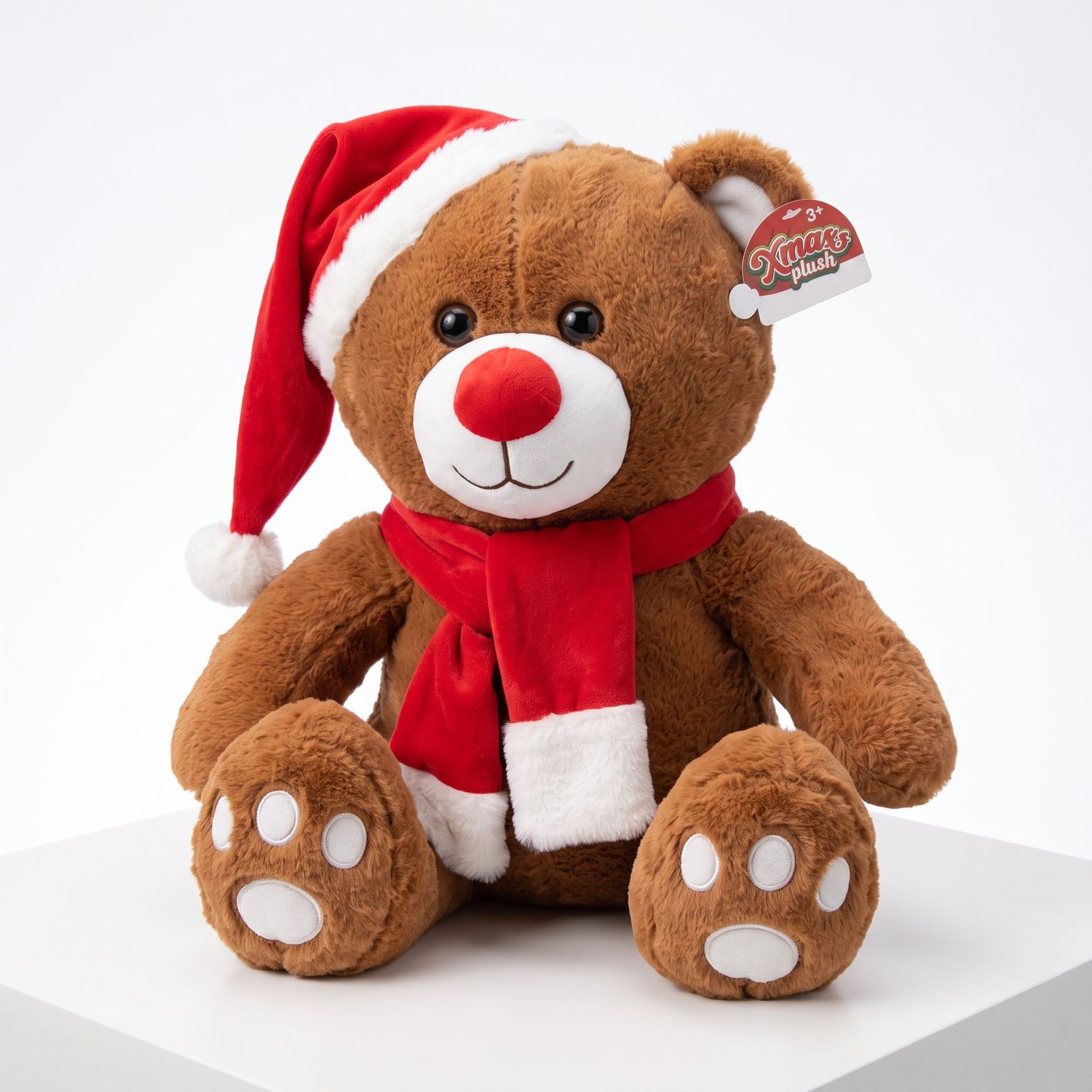 Ours en peluche de Noël 40 cm