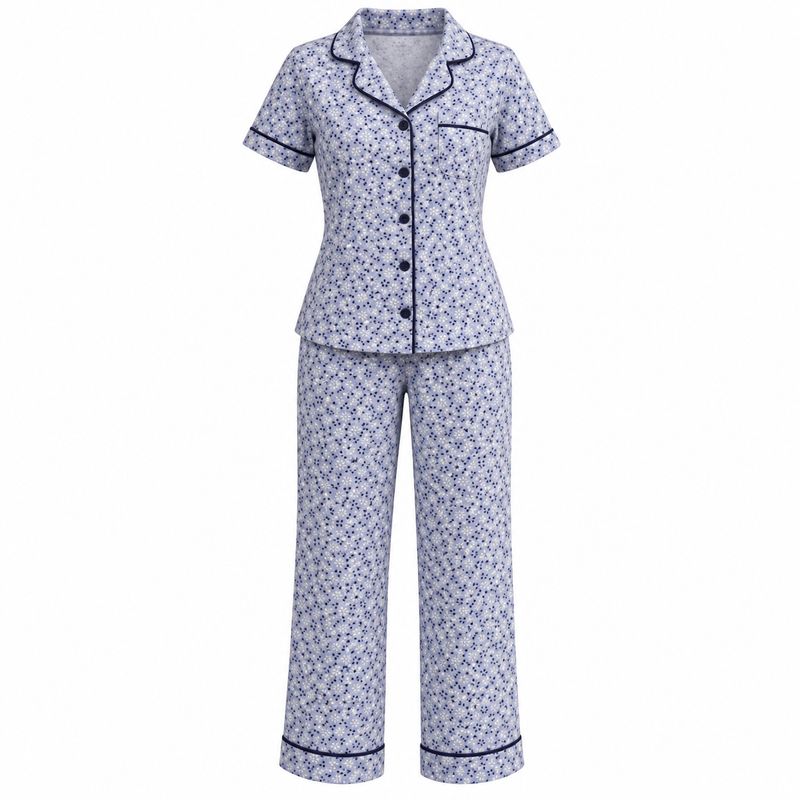 Pyjama pour femme à motif – Ensemble 2 pièces- Motif- L