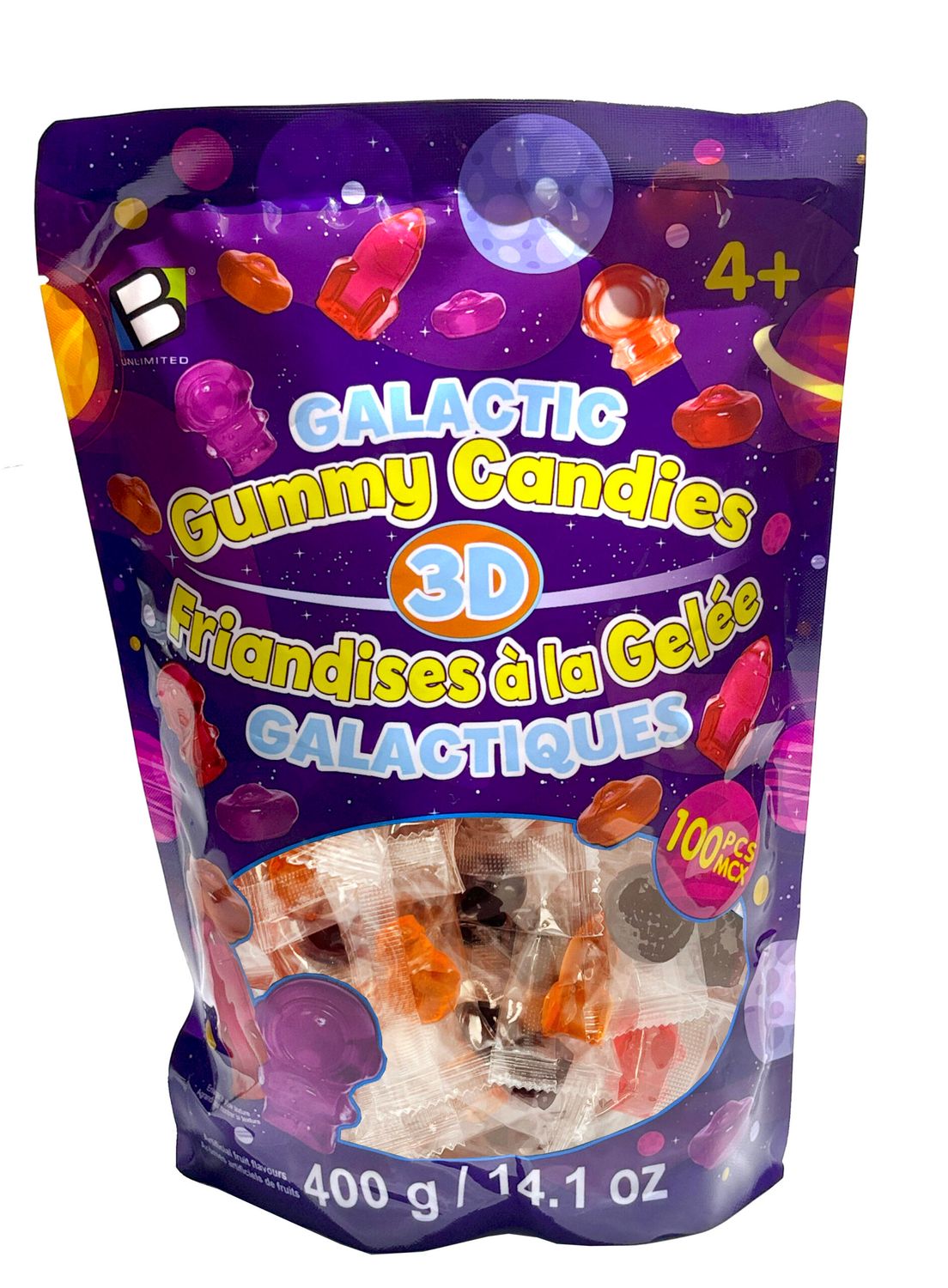 Friandises gélifiées galactiques 3D