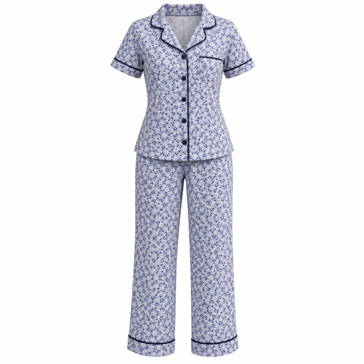 Pyjama pour femme à motif – Ensemble 2 pièces- motif- M