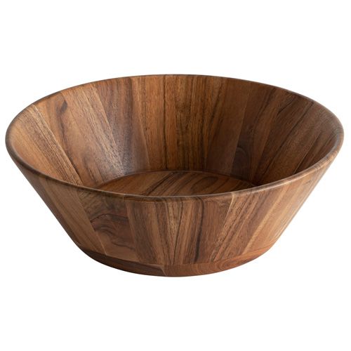 Grand bol de service en bois d’acacia