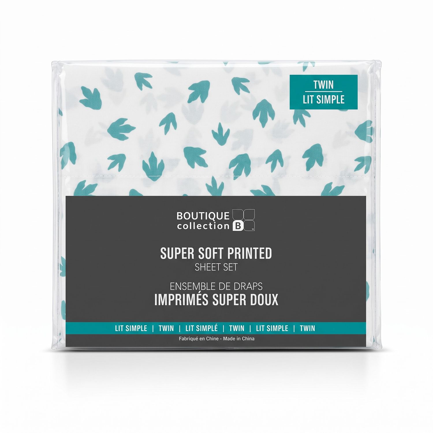 Drap motif simple- Feuille