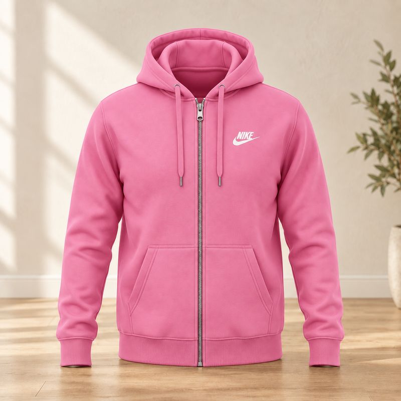 Veste Nike Brodée- Rose pâle- Medium