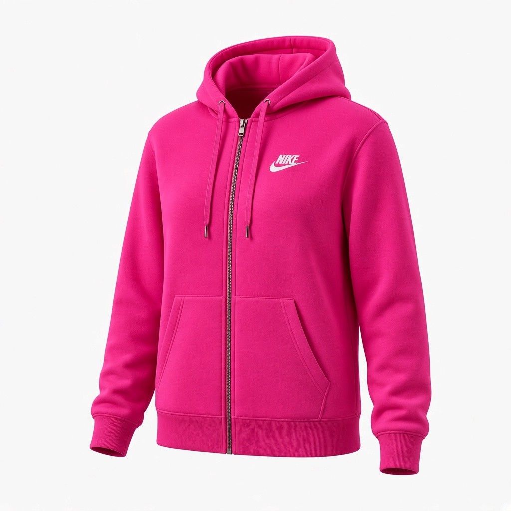Veste Nike Brodée- Rose foncé- Large