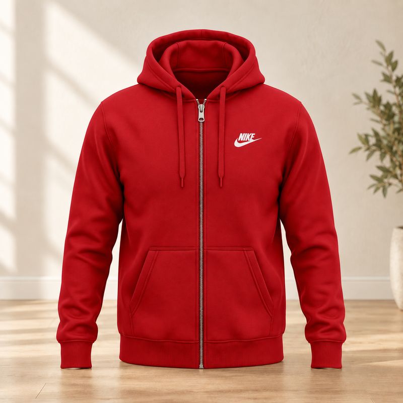 Veste Nike Brodée- Rouge- Large